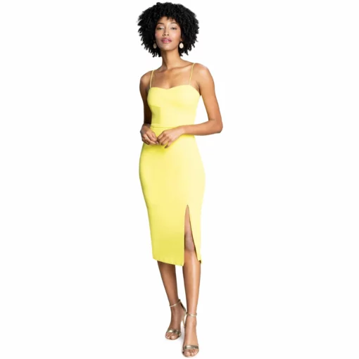 Dress The Population Alana Dress -Dress The Population Sales Store ALANA DDR889 3086 LEMONGRASS 1 scaled