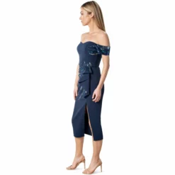 Dress The Population Alani Dress -Dress The Population Sales Store ALANI DDR982 3053 NAVY 2 scaled