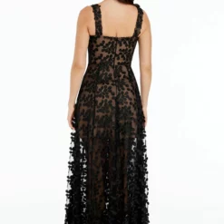 Dress The Population Anabel Gown -Dress The Population Sales Store ANABEL DDR911 K588 BLACK 4 scaled