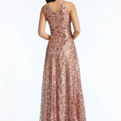 Dress The Population Aryiah Gown 5 Dress The Population Aryiah Gown -Dress The Population Sales Store ARIYAH DDR828 K470 BLUSHMULTI 4 scaled