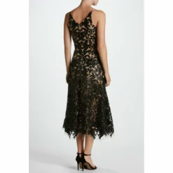 Dress The Population Blair Dress -Dress The Population Sales Store BLAIR 1405 1201 BLACK NUDE 4