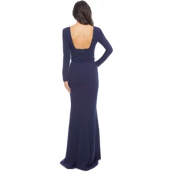 Dress The Population Carmen Gown -Dress The Population Sales Store CARMEN DDR191 3086 NAVY 4