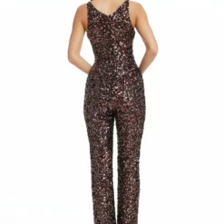 Dress The Population Charlie Jumpsuit 5 Dress The Population Charlie Jumpsuit -Dress The Population Sales Store CHARLIE DJU189 K934 GUNMETALMULTI 04 scaled