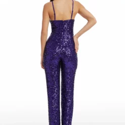 Dress The Population Darian Jumpsuit 7 Dress The Population Darian Jumpsuit -Dress The Population Sales Store DARIAN DJU631 K864 VIOLET 04 scaled