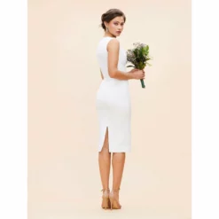 Dress The Population Elle Dress -Dress The Population Sales Store ELLE DDR452 3053 OFF WHITE 4 BRIDAL