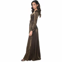 Dress The Population Eris Gown -Dress The Population Sales Store ERIS DDRG07 K814 GOLDMULTI 2 scaled