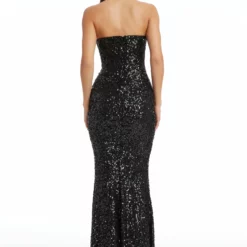 Dress The Population Fernanda Dress -Dress The Population Sales Store FERNANDA DDR455 K864 JETBLACK 04 scaled