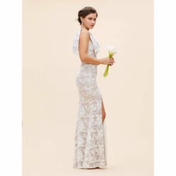 Dress The Population Genevieve Gown -Dress The Population Sales Store GENEVIEVE DDR437 K194 WHITE 2 BRIDAL