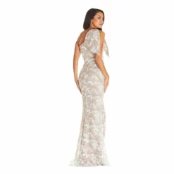Dress The Population Genevieve Gown -Dress The Population Sales Store GENEVIEVE DDR437 K194 WHITE 4A