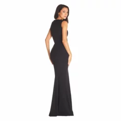 Dress The Population Helena Gown -Dress The Population Sales Store HELENA DDR464 3053 BLACK 4