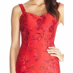 Dress The Population Jaida Dress -Dress The Population Sales Store JAIDA DDR436 K230 ROUGE RED MULTI 3