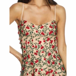 Dress The Population Janice Dress -Dress The Population Sales Store JANICE DDR396 K183 ROUGE RED MULTI 3