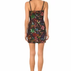 Dress The Population Kiernan Dress -Dress The Population Sales Store KIERNAN DDRH21 K876 BLACKMULTI 4 scaled