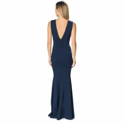 Dress The Population Leighton Gown -Dress The Population Sales Store LEIGHTON DDR541 K315 PEACOCKBLUE 4 967d266f 816b 426f 94f4 620b857e8045 scaled