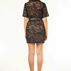 Dress The Population Liz Dress -Dress The Population Sales Store LIZ DDRH54 K928 BLACK 4 scaled