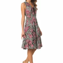 Dress The Population Macie Dress -Dress The Population Sales Store MACIE DDRB08 K647 FUCHSIAMULTI 2 scaled