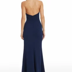Dress The Population Paige Gown -Dress The Population Sales Store PAIGE DDRH62 3086 NAVY 04 scaled