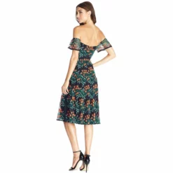 Dress The Population River Dress -Dress The Population Sales Store RIVER DDR458 K200 BLACK MULTI 4