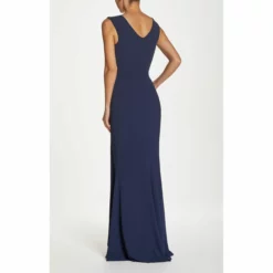 Dress The Population Sandra Gown -Dress The Population Sales Store SANDRA 1522 3053 MIDNIGHT BLUE 4 scaled
