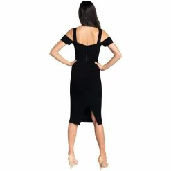 Dress The Population Sloane Skirt -Dress The Population Sales Store SLOANE DSKA53 K243 BLACK 4 scaled