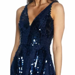 Dress The Population Sophie Dress -Dress The Population Sales Store SOPHIE DDR349 K133 NAVY 3