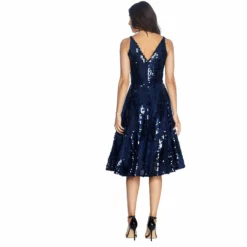 Dress The Population Sophie Dress -Dress The Population Sales Store SOPHIE DDR349 K133 NAVY 4