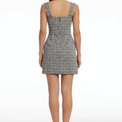 Dress The Population Whitney Dress -Dress The Population Sales Store WHITNEY DDRH64 W930 BLACK WHITE 4 scaled